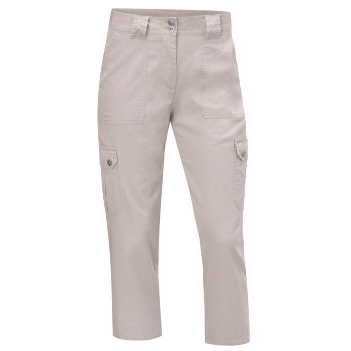 Damen 3/4 Cargohose mit Gurtschlaufen