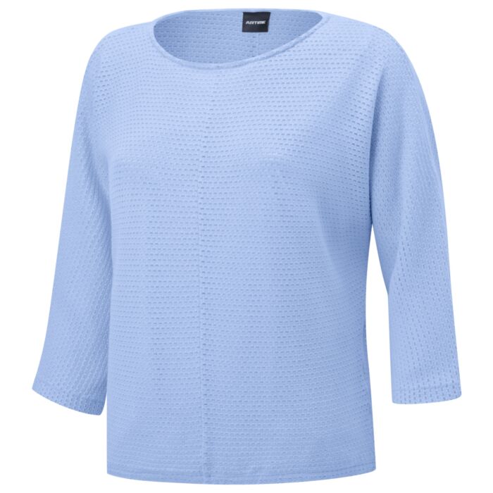 Shirt mit 3/4 Ärmeln und Ajourmuster
