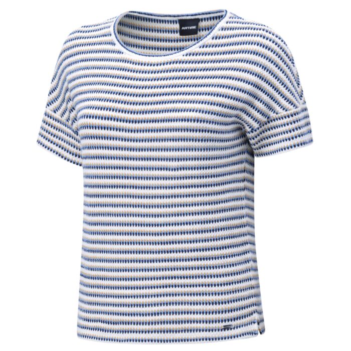 T-shirt en maille rayée
