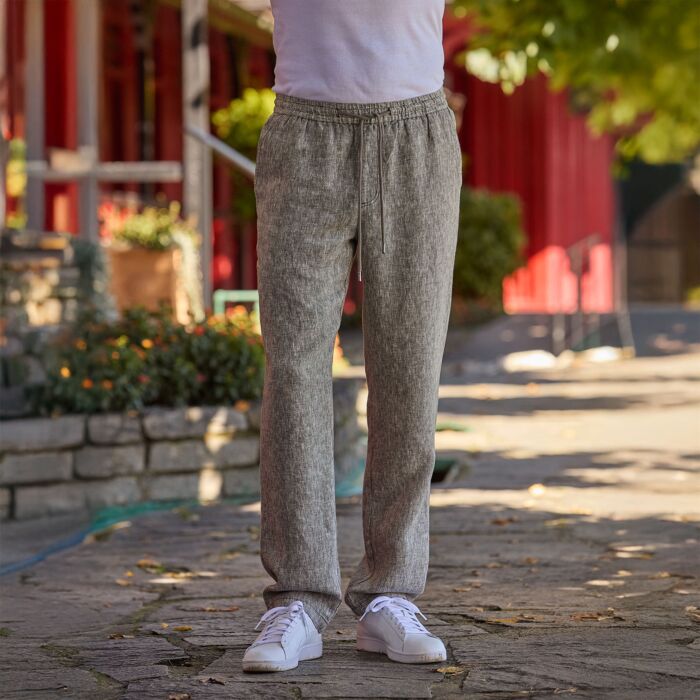 Sommerliche Hose aus Leinen