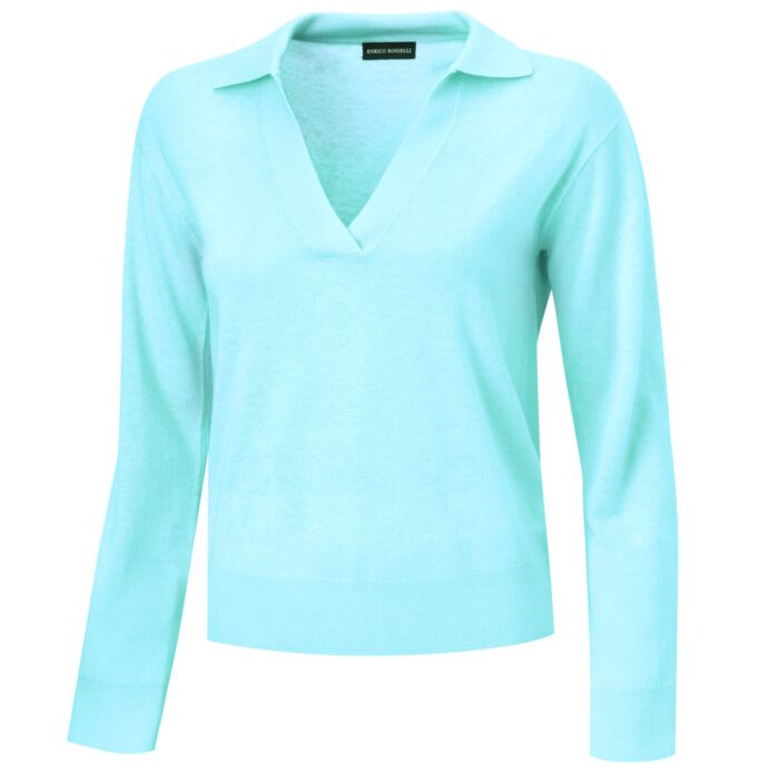 Pull d'été à col polo