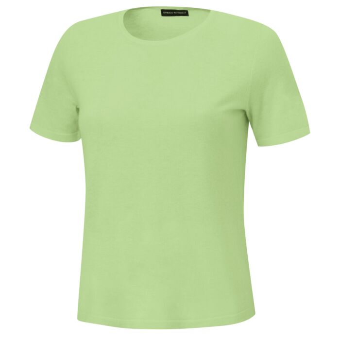 Sommerlicher kurzarm Pullover aus Kaschmir-Seide