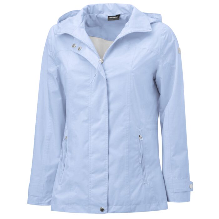 Wasserdichte Funktionsjacke mit abnehmbarer Kapuze