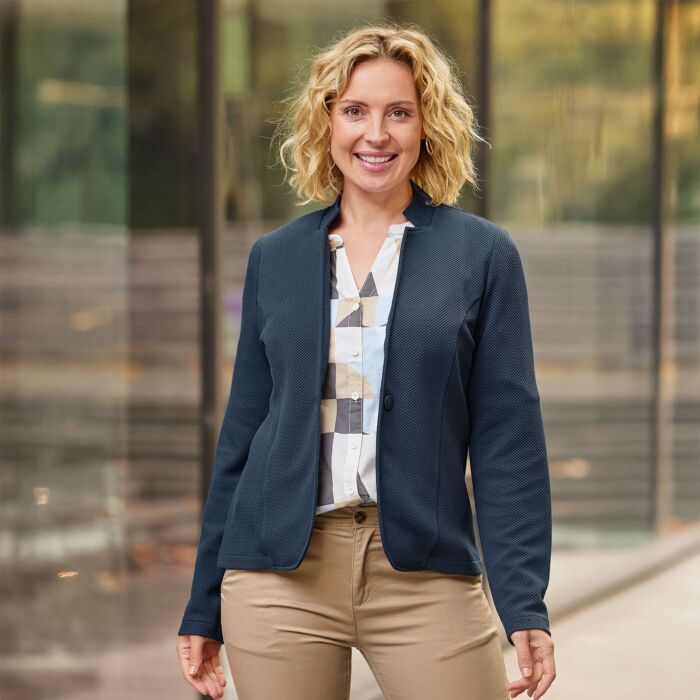 Damen Blazer mit Jaquardmuster