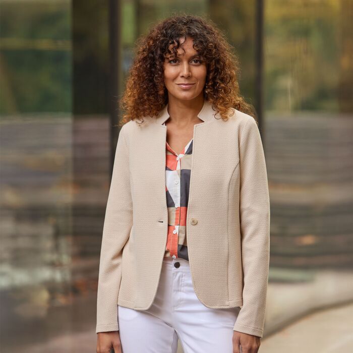 Damen Blazer mit Jaquardmuster