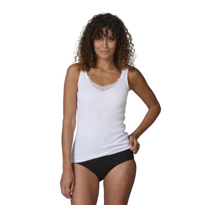 Spitzen Tank Top 3er pack inkl. Waschbeutel