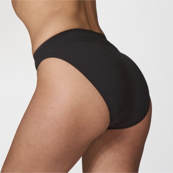 Lot de 5 slips High Cut pour dames, filet de lavage inclus