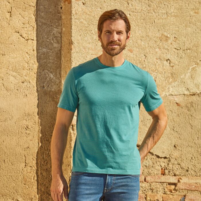 T-shirt pour hommes, rayé