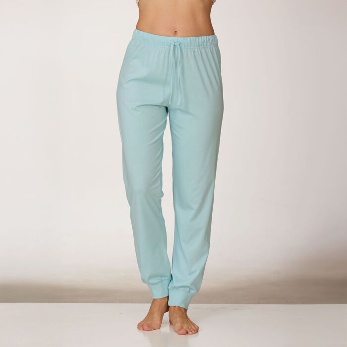Uni Pyjama Hose mit Bündchenabschluss