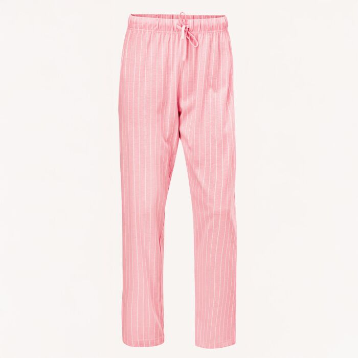 Gestreifte Pyjama Hose, gerade geschnitten