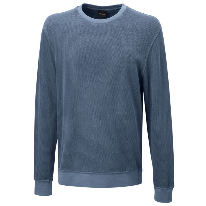 Jacquard Pullover mit Fischgrätmuster