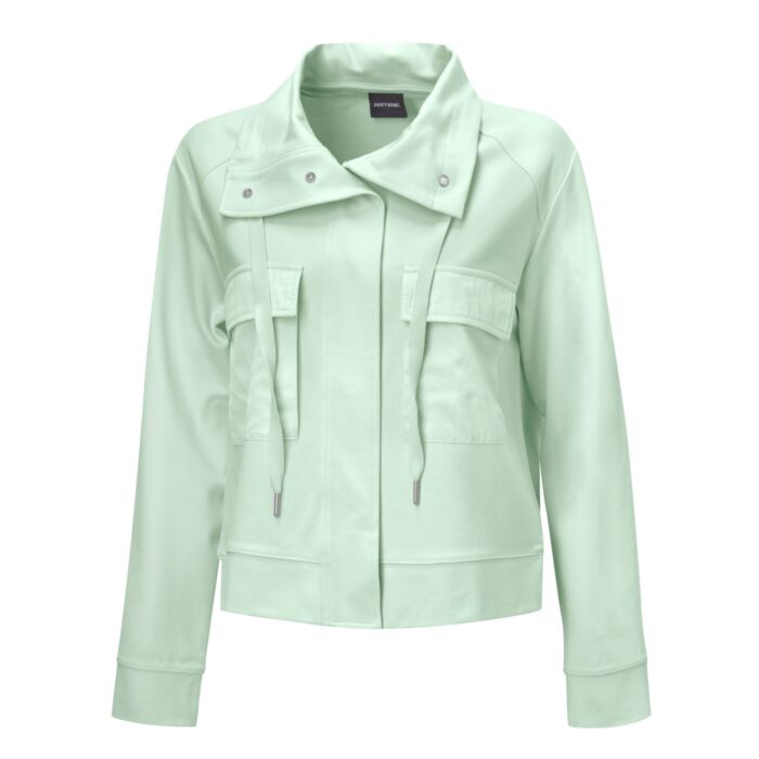 Sweatjacke mit Stehkragen