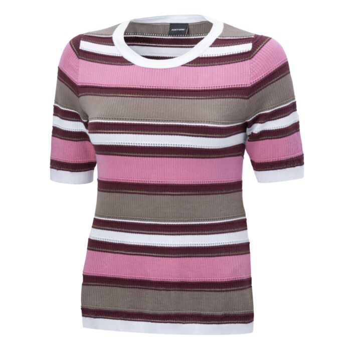 Gestricktes Shirt mit Lurexgarn