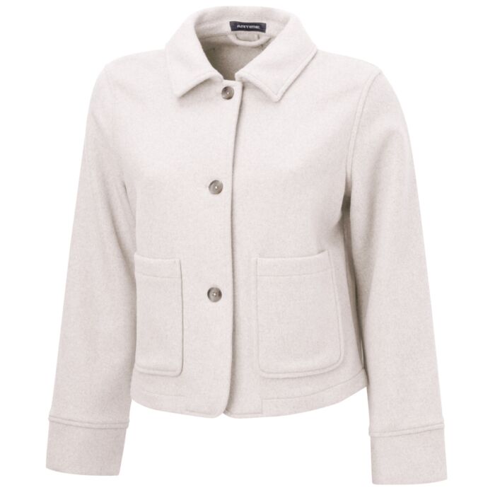 Veste courte hydrofuge avec patte de boutonnage