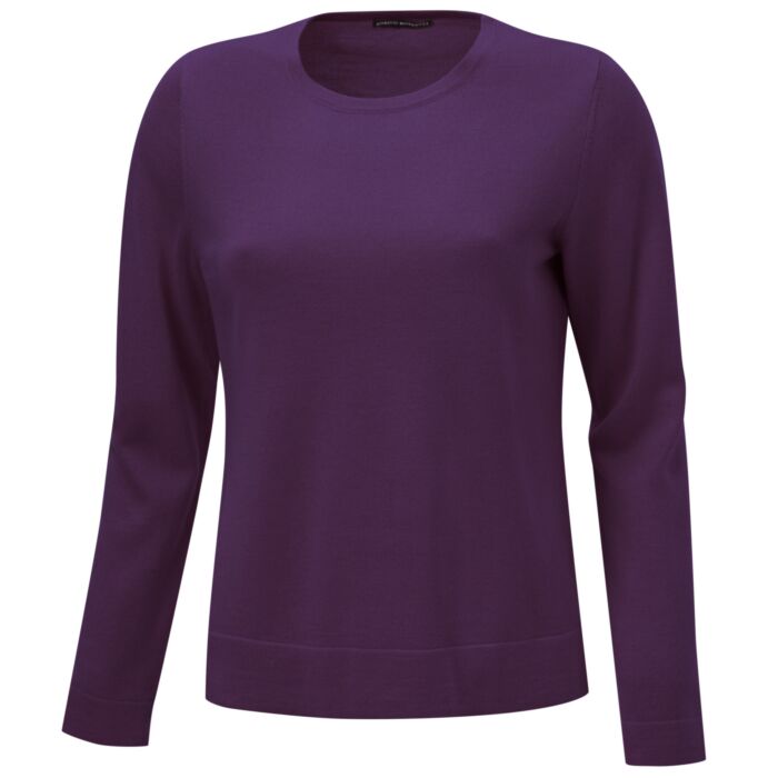 Pull en maille fine avec de la laine mérinos