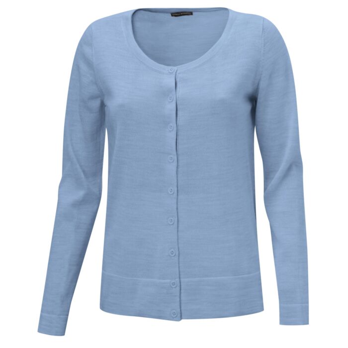 Feinstrick Cardigan mit Merinowolle