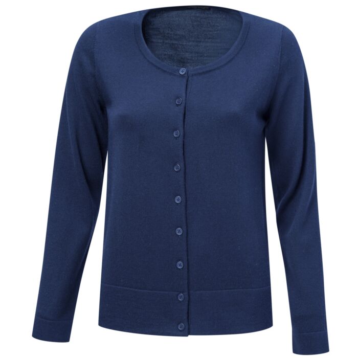 Feinstrick Cardigan mit Merinowolle