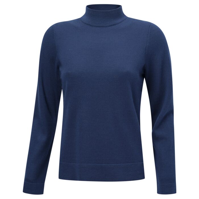 Feinstrick Pullover mit Stehkragen