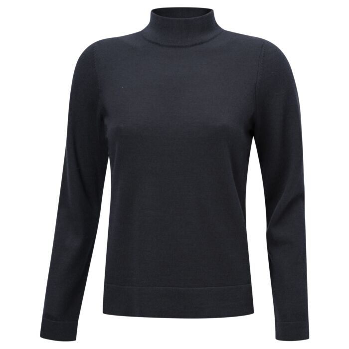 Feinstrick Pullover mit Stehkragen