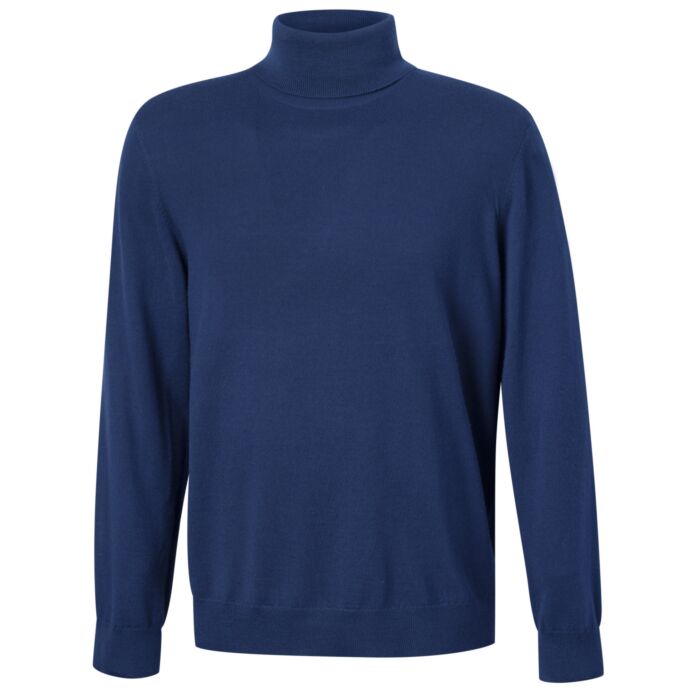 Rollkragenpullover mit Merinowolle