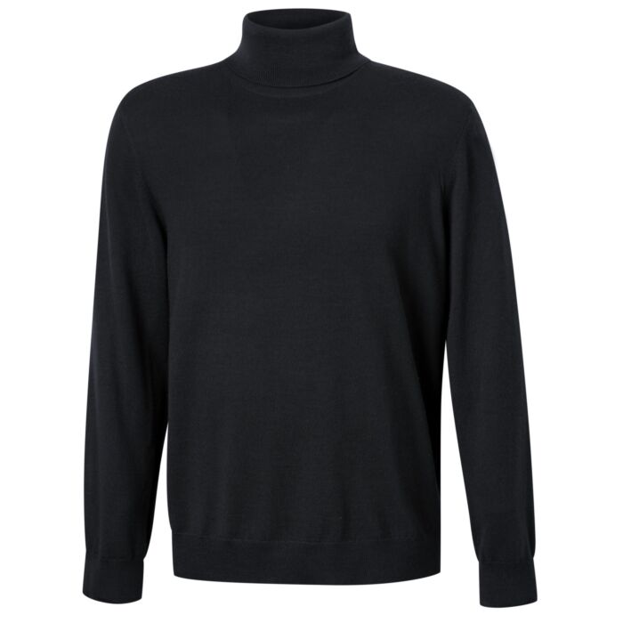 Rollkragenpullover mit Merinowolle