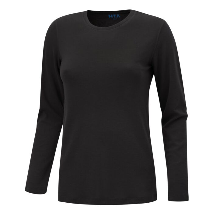 HTA Damen Thermo Shirt schwarz