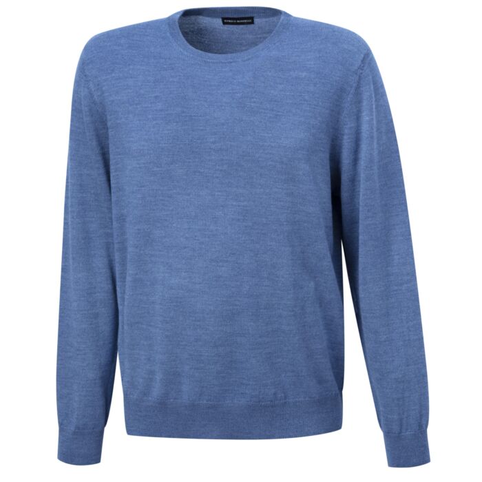Feinstrick Pullover mit Merinowolle