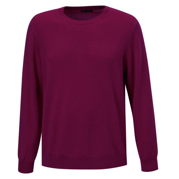 Feinstrick Pullover mit Merinowolle