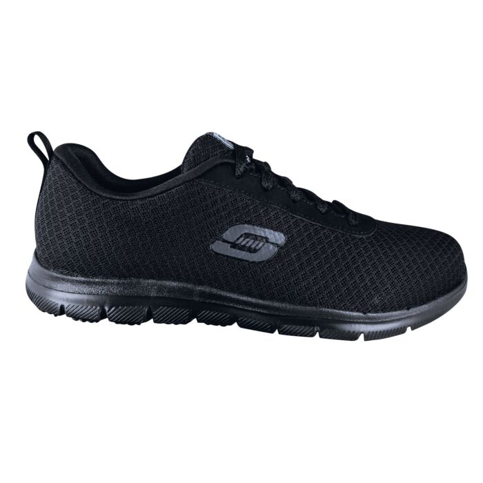 Skechers Work Damen-Schnürschuh schwarz