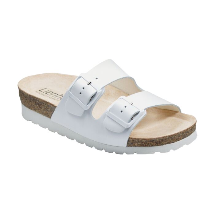 Lienhard Pantolette Nappaleder mit Schnallen