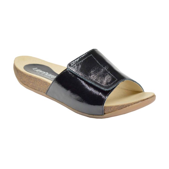 Image of Lienhard Pantolette Lackleder & Korksohle, schwarz, 36 bei Lehner Versand Schweiz