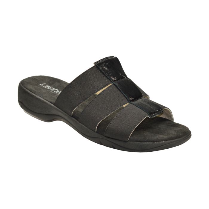 Lienhard Pantolette aus Lackleder & Textil main product photo
