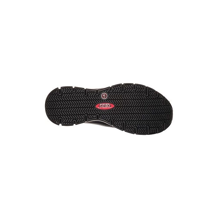SKECHERS Schlupfschuh aus Leder schwarz
