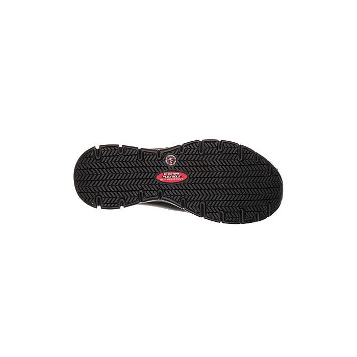 SKECHERS Schlupfschuh aus Leder schwarz