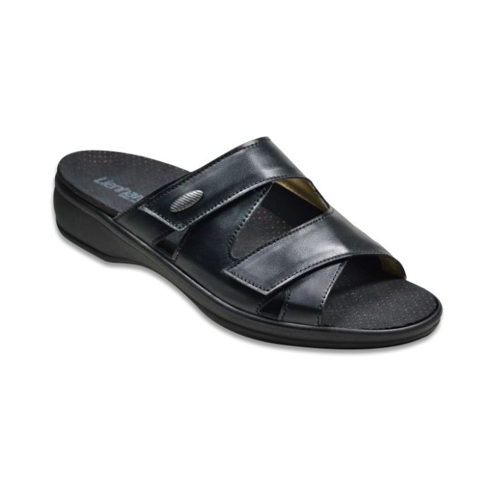 Image of Lienhard Pantolette aus Leder, schwarz, 39 bei Lehner Versand Schweiz