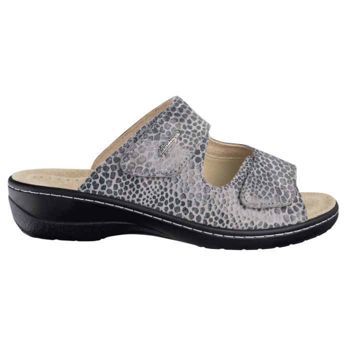 Image of Hickersberger Pantolette mit Elasteinsatz für Hallux Valgus Damen grau, 42 bei Lehner Versand Schweiz