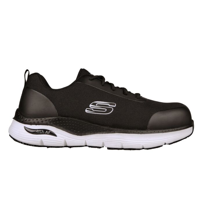 Skechers Work Herren Sicherheitsschuh Arch Fit Ringstap schwarz-weiss