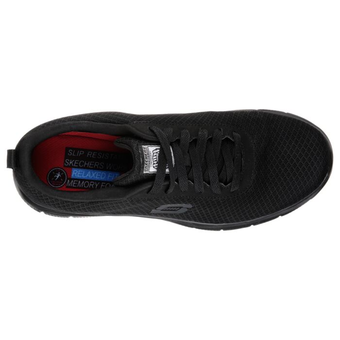 Chaussure à lacer SKECHERS WORK pour hommes noir