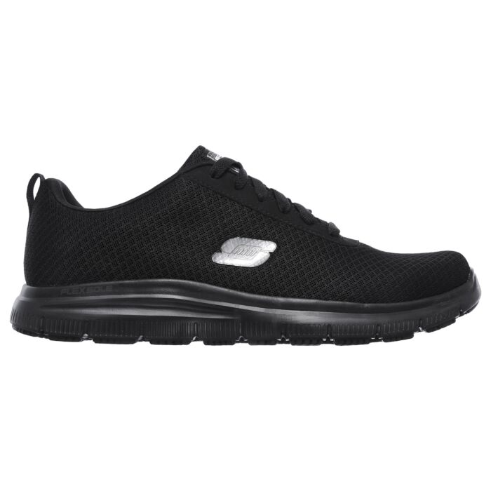 Chaussure à lacer SKECHERS WORK pour hommes noir