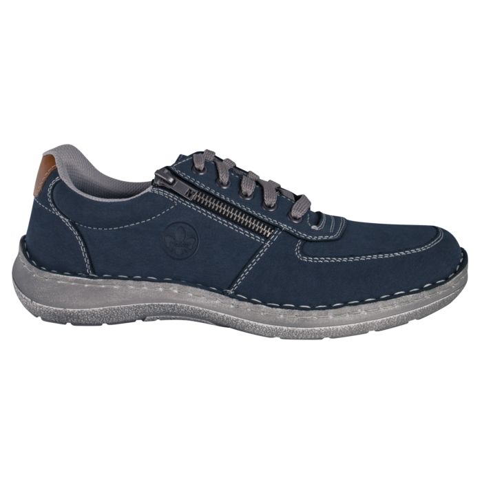 Image of Rieker Schnürschuh für Herren aus Softmaterial blau, 40 bei Lehner Versand Schweiz