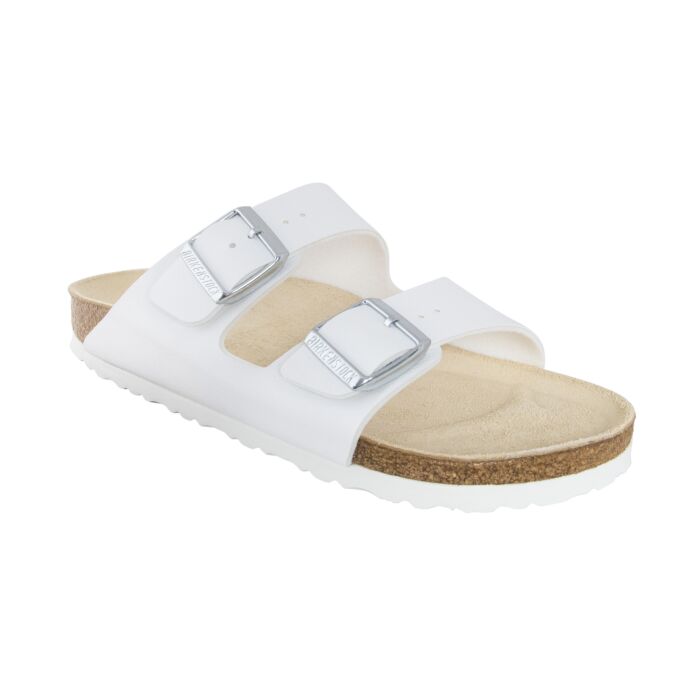 Birkenstock Pantolette Arizona Damen & Herren weiss