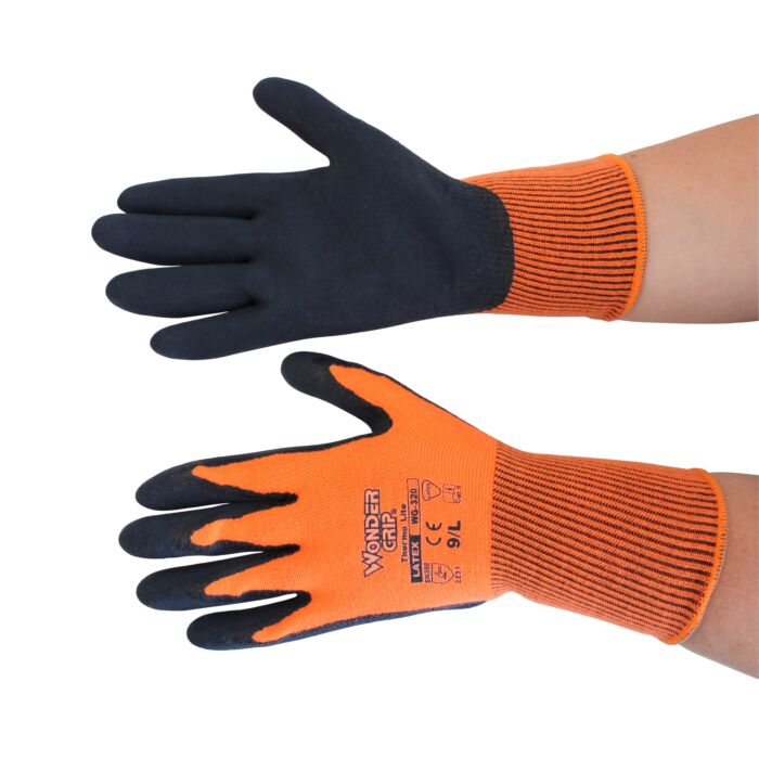 WONDERGRIP Schaumlatex-Handschuh warm 3er Pack