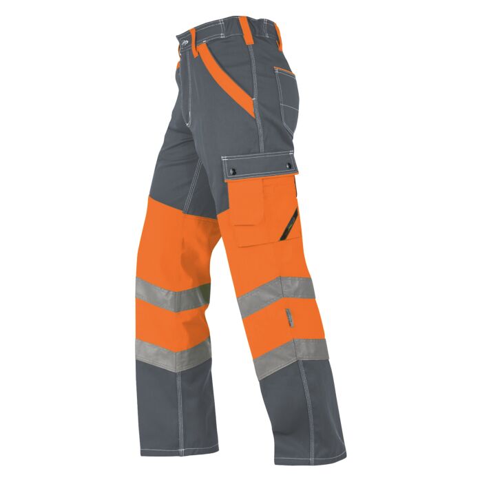 Wikland Sicherheitshose orange-grau