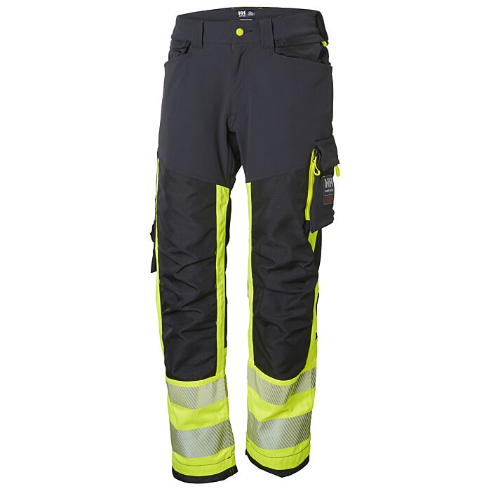 Helly Hansen ICU Sicherheits-Stretch-Hose gelb-anthrazit