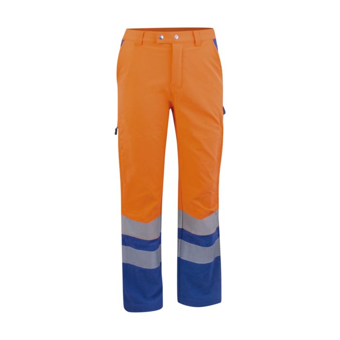 Image of Sommer Sicherheitshose orange-blau, XS (36/38) bei Lehner Versand Schweiz
