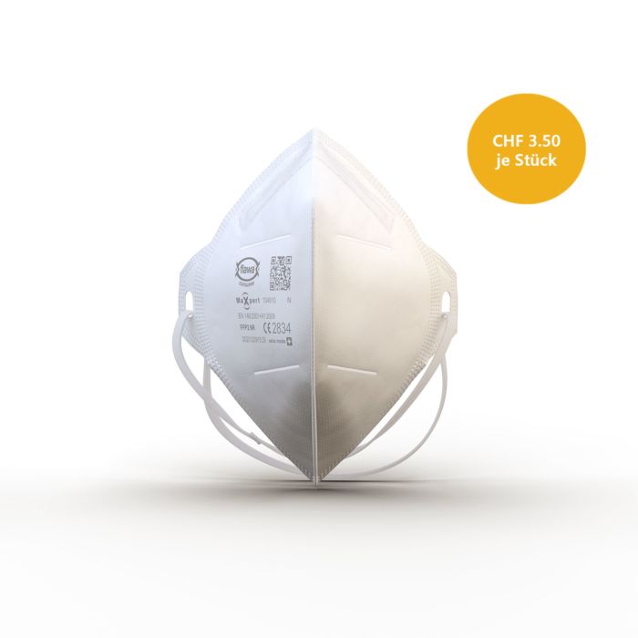 Image of Ffp2 Atemschutzmasken MaXpert Swiss Made 25 Stück, weiss bei Lehner Versand Schweiz