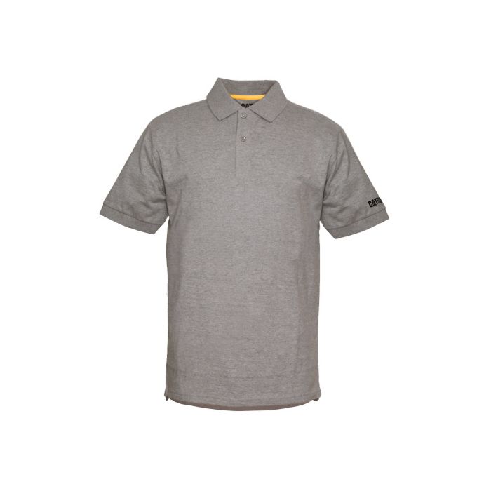 Image of CAT Poloshirt Classic Cotton, grau bei Lehner Versand Schweiz