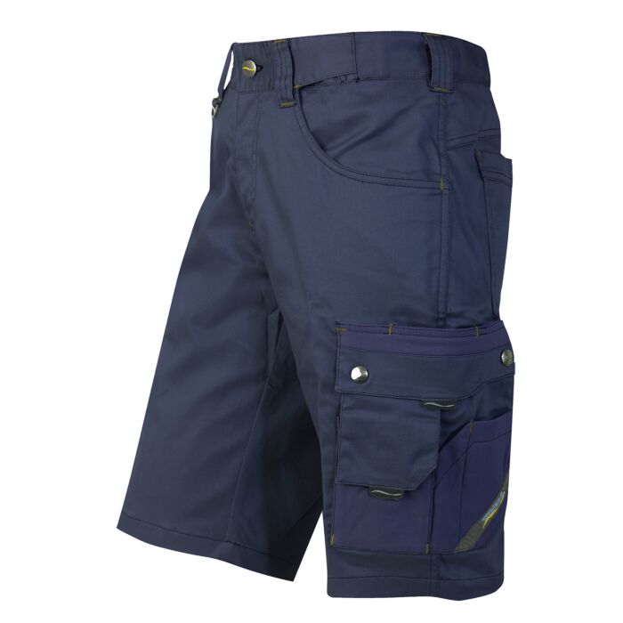 Wikland Damen Shorts mit Jeansknopf marine