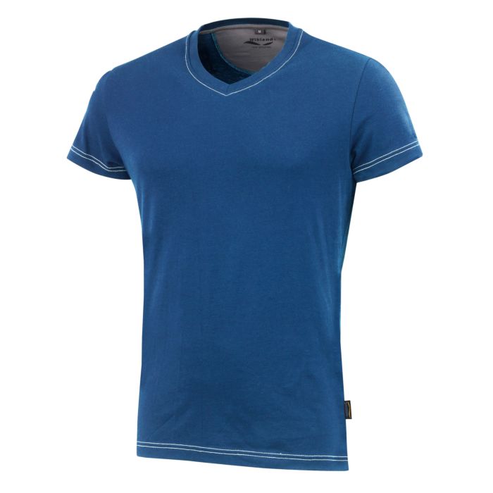 Image of Helly Hansen Workwear Wikland Damen T-Shirt mit V-Ausschnitt, blau bei Lehner Versand Schweiz