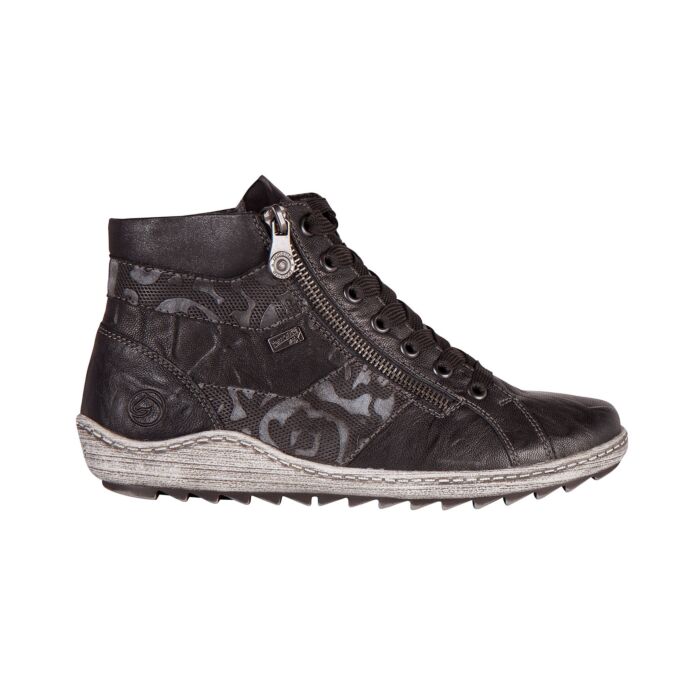 Bottine Remonte courte pour dames en cuir lisse main product photo